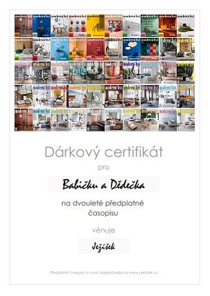 Náhled dárkového certifikátu