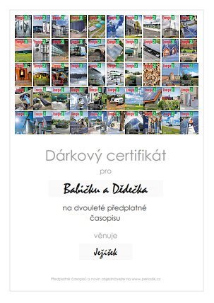 Náhled dárkového certifikátu