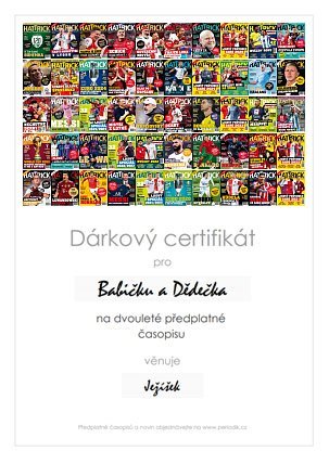 Náhled dárkového certifikátu