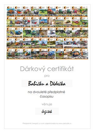 Náhled dárkového certifikátu